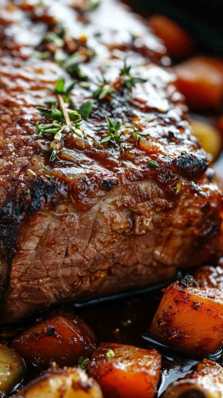 Spicy BBQ Pork Loin in the Slow Cooker