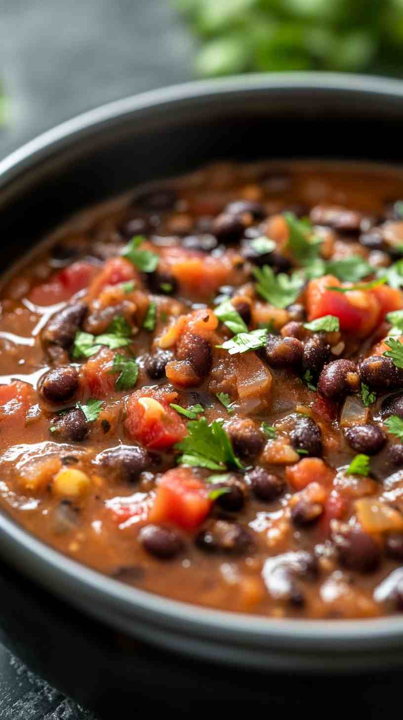 Spicy Crock Pot Black Beans for a Bold Kick