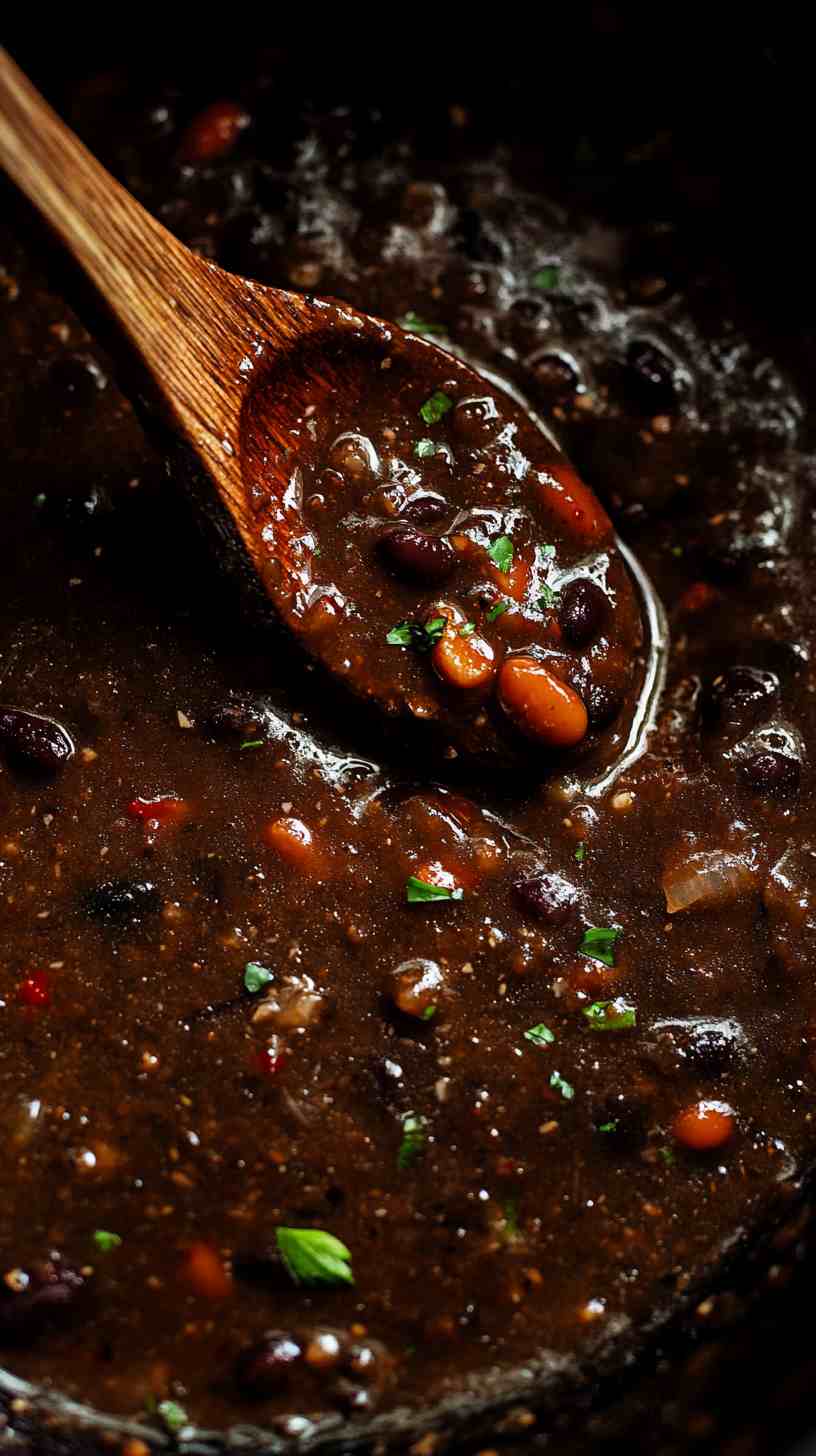 Spicy Crock Pot Black Beans for a Bold Kick