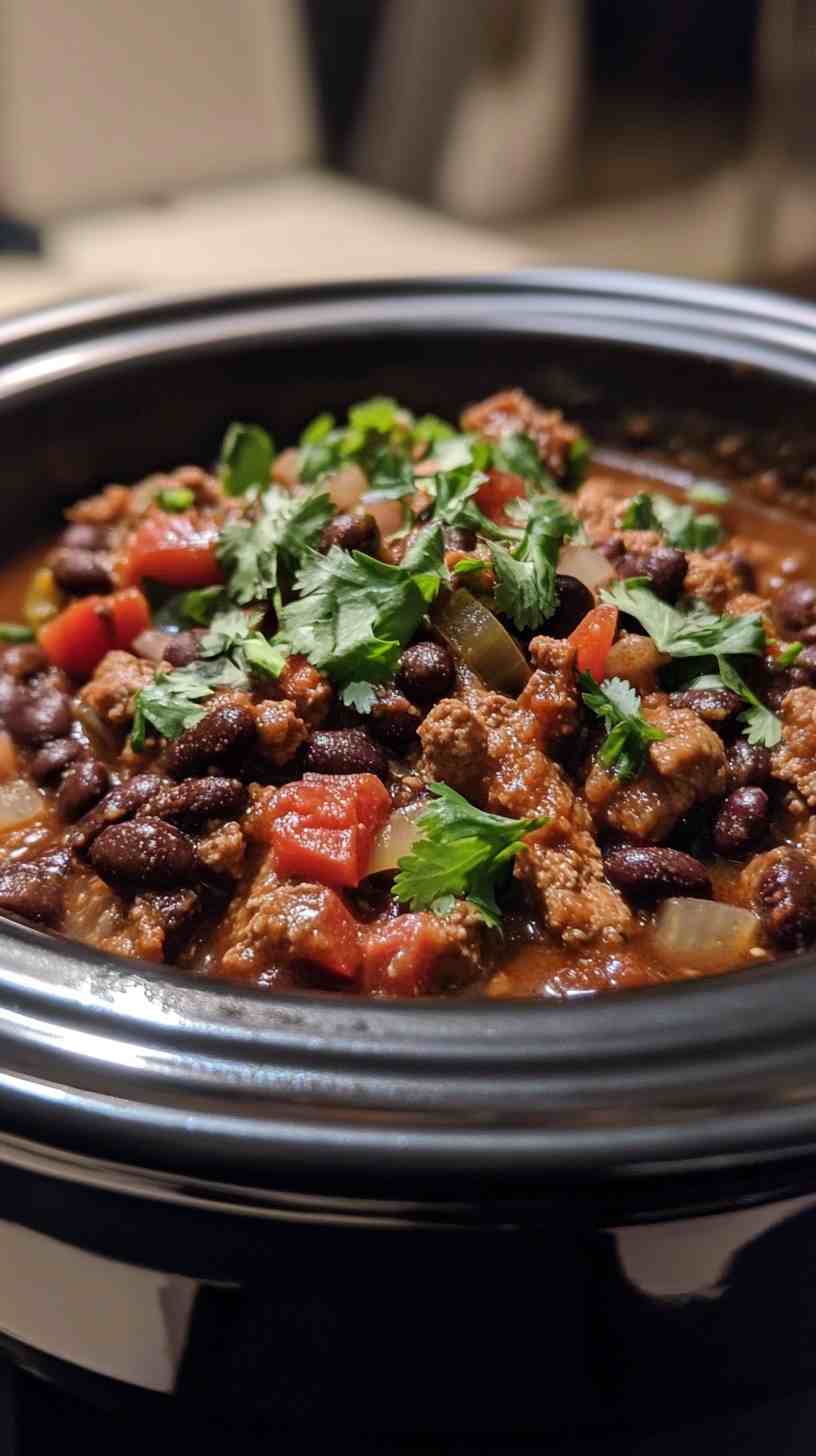Spicy Crock Pot Black Beans for a Bold Kick