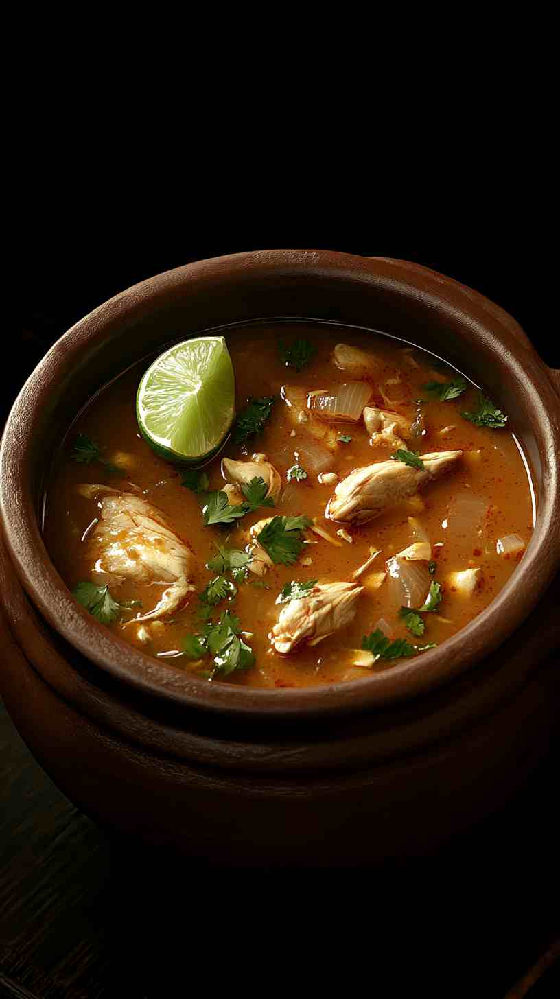 Spicy Thai Chicken Soup in Crock Pot