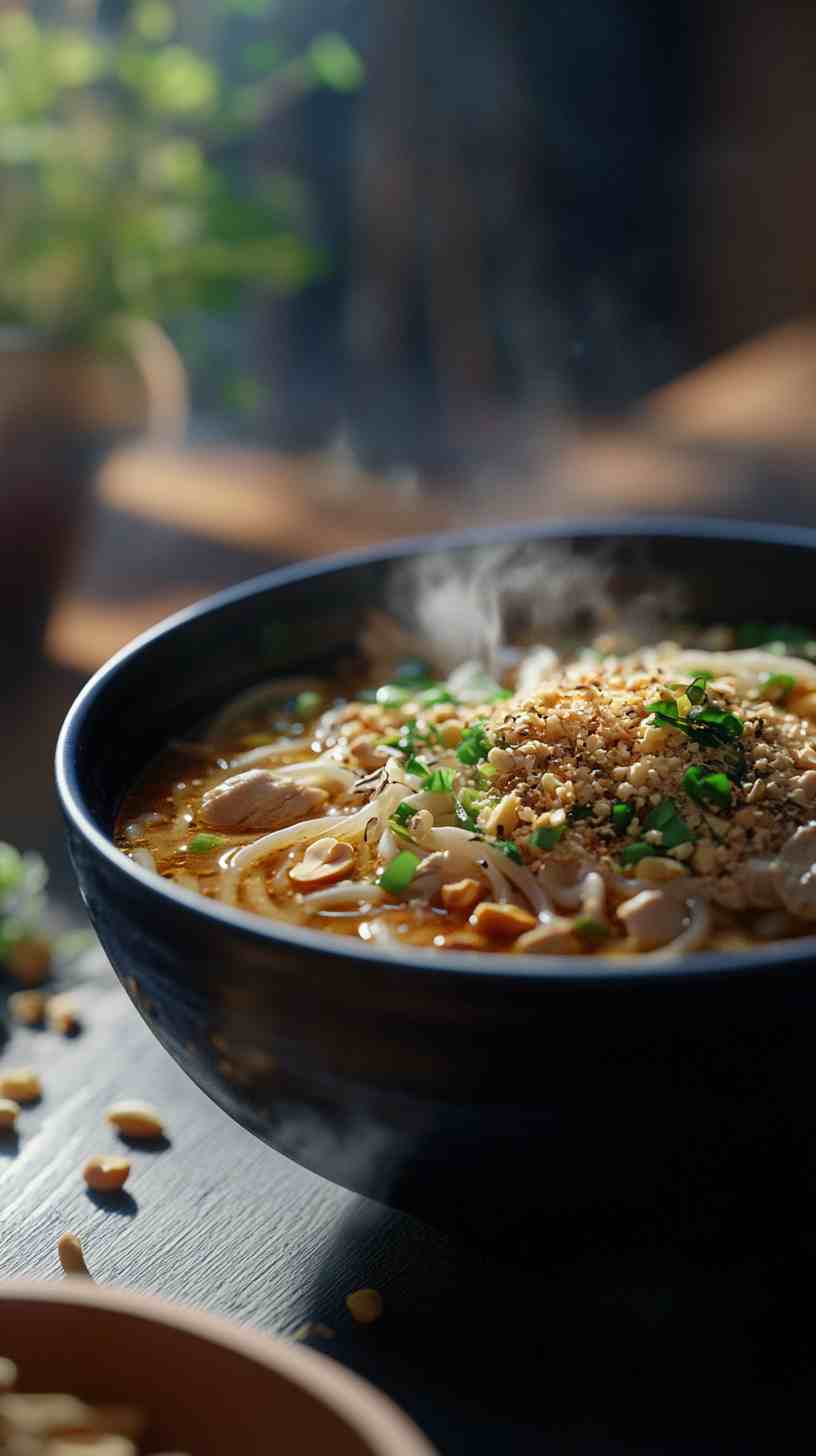 Spicy Thai Chicken Soup in Crock Pot