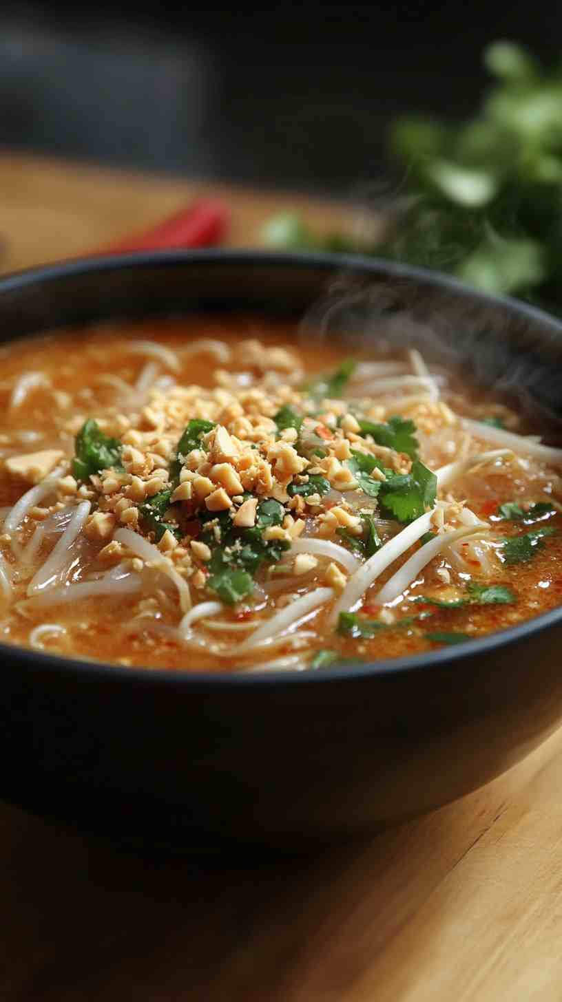 Spicy Thai Chicken Soup in Crock Pot