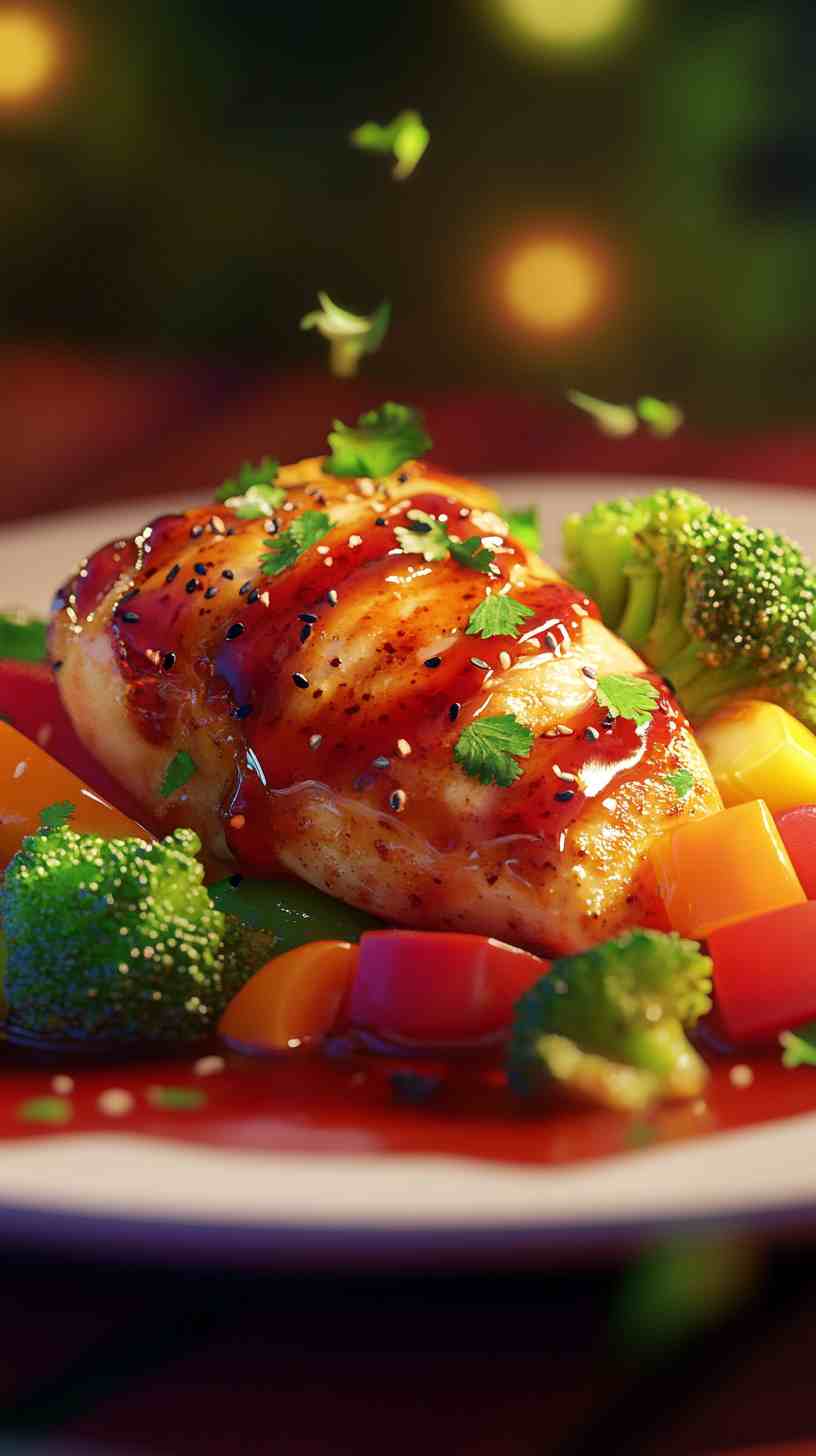 Sweet and Spicy Asian Chicken in Crock Pot Sweet and Spicy Asian Chicken in Crock Pot