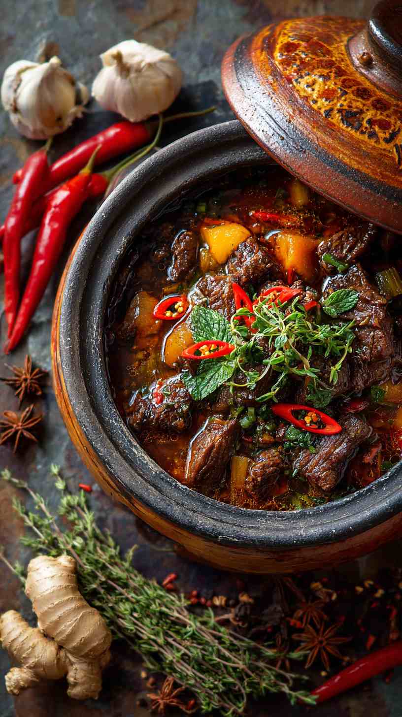 Sweet and Spicy Crockpot Asian Beef Stew Sweet and Spicy Crockpot Asian Beef Stew
