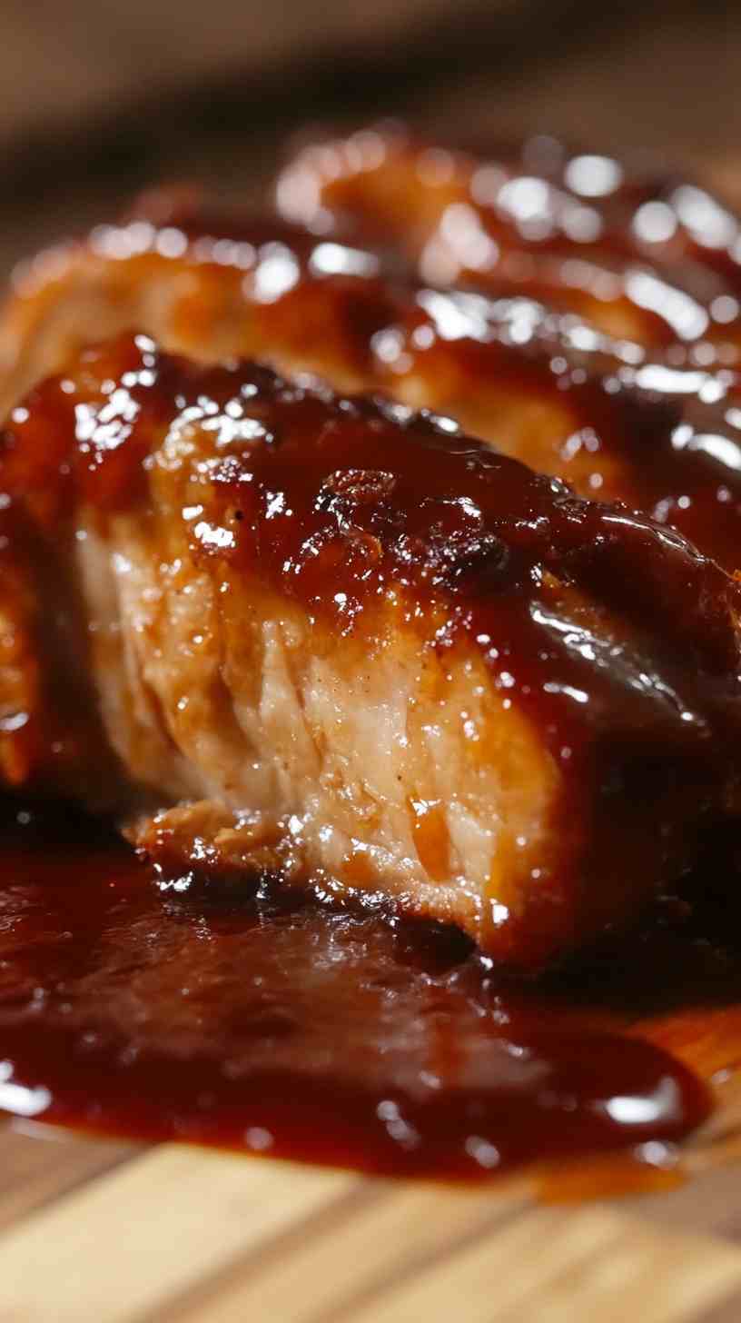 Sweet and Tangy Slow Cooker BBQ Pork Loin Sweet and Tangy Slow Cooker BBQ Pork Loin