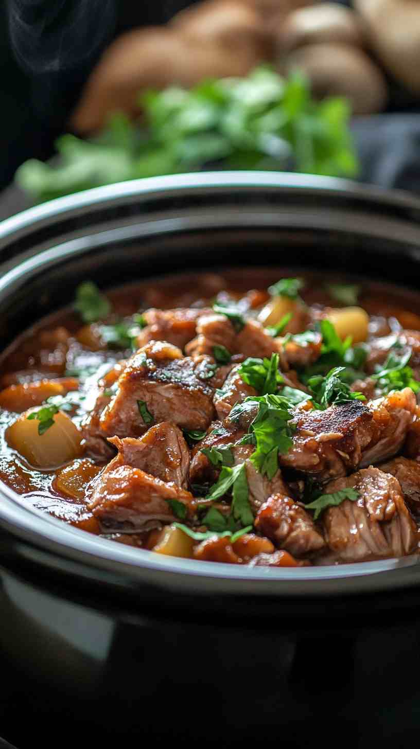 Tender BBQ Pork Loin in the Slow Cooker Tender BBQ Pork Loin in the Slow Cooker