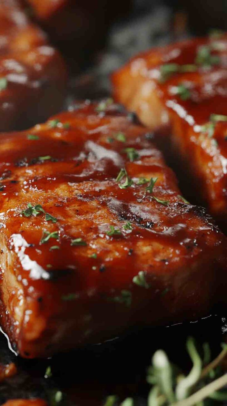 Tender BBQ Pork Loin in the Slow Cooker