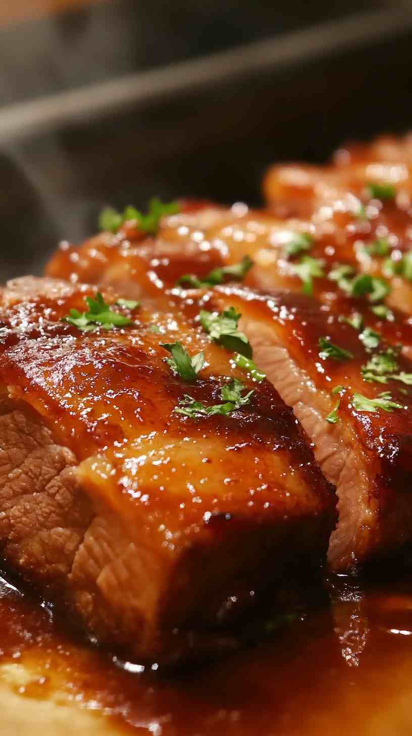 Tender BBQ Pork Loin in the Slow Cooker Tender BBQ Pork Loin in the Slow Cooker