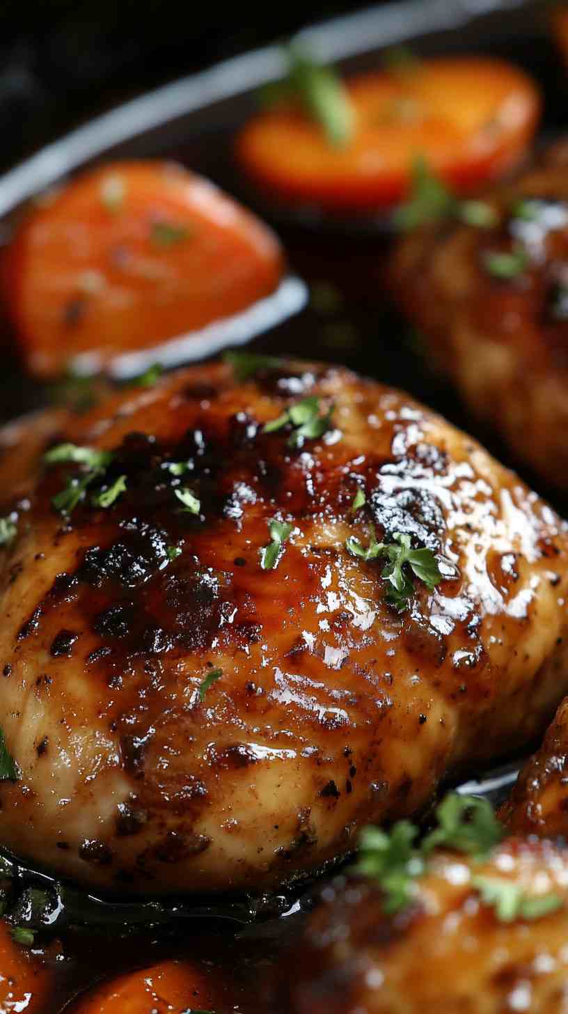 Tender Balsamic Chicken in the Slow Cooker Tender Balsamic Chicken in the Slow Cooker