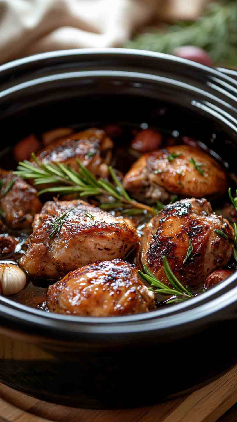 Tender Balsamic Chicken in the Slow Cooker Tender Balsamic Chicken in the Slow Cooker