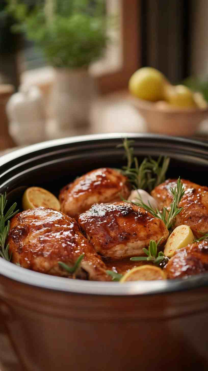 Tender Balsamic Chicken in the Slow Cooker Tender Balsamic Chicken in the Slow Cooker