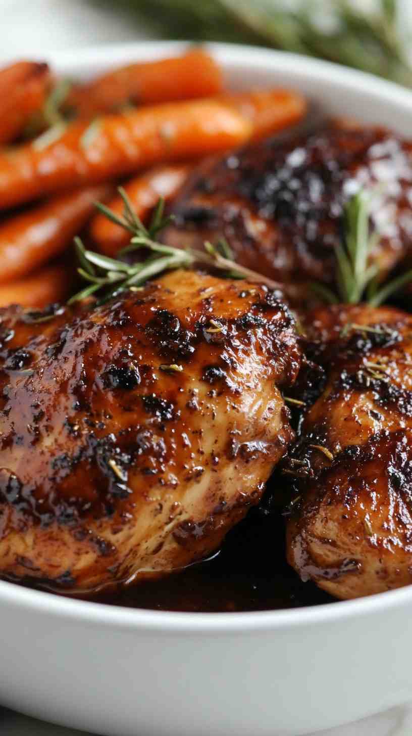 Tender Balsamic Chicken in the Slow Cooker Tender Balsamic Chicken in the Slow Cooker