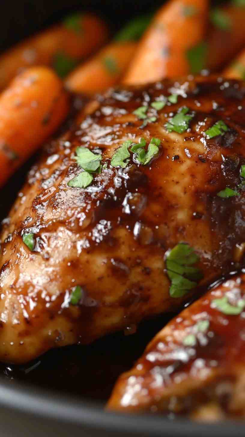 Tender Balsamic Chicken in the Slow Cooker Tender Balsamic Chicken in the Slow Cooker