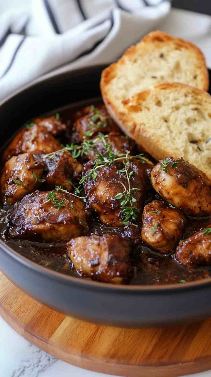 Tender Balsamic Chicken in the Slow Cooker Tender Balsamic Chicken in the Slow Cooker