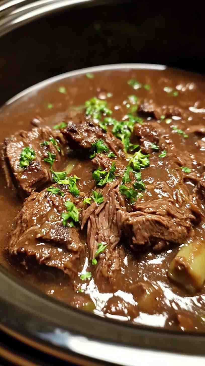 Tender Slow Cooked Beef and Broccoli Tender Slow Cooked Beef and Broccoli
