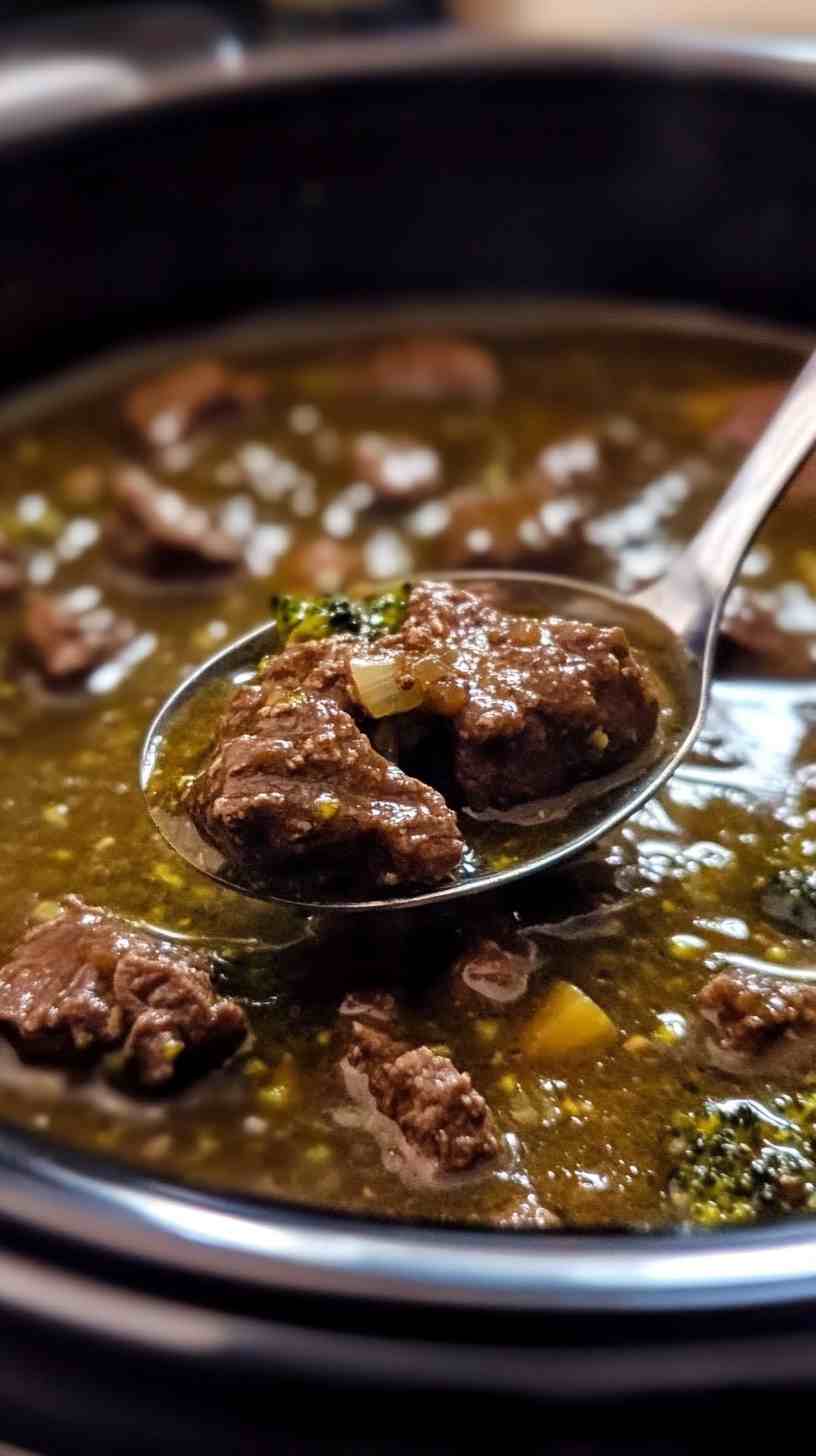 Tender Slow Cooked Beef and Broccoli Tender Slow Cooked Beef and Broccoli