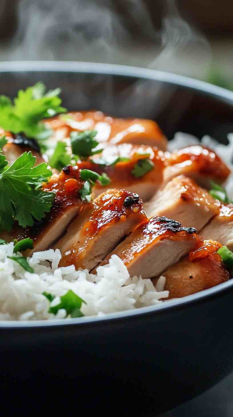 Teriyaki Chicken with Rice in Crock Pot Teriyaki Chicken with Rice in Crock Pot