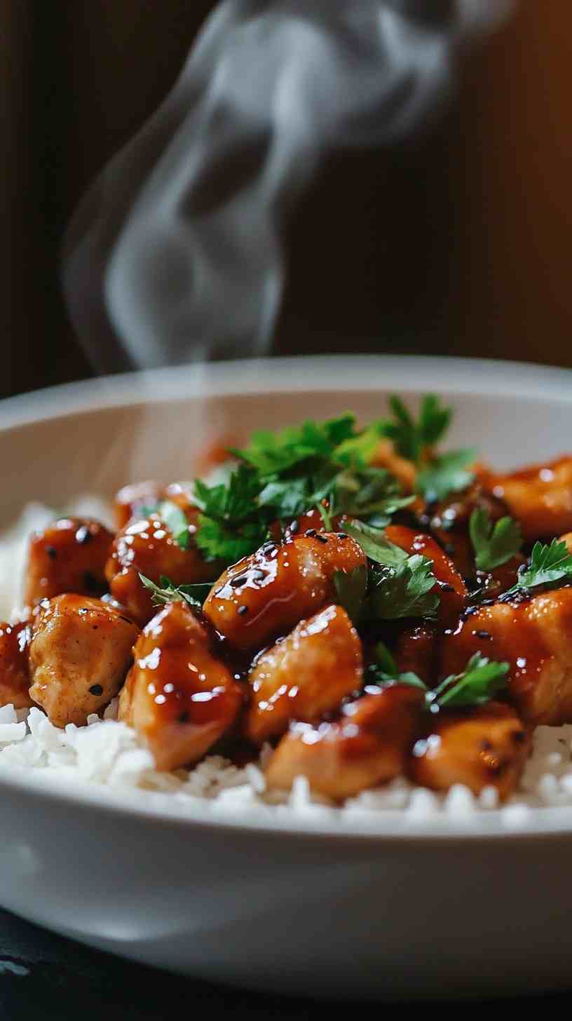 Teriyaki Chicken with Rice in Crock Pot Teriyaki Chicken with Rice in Crock Pot