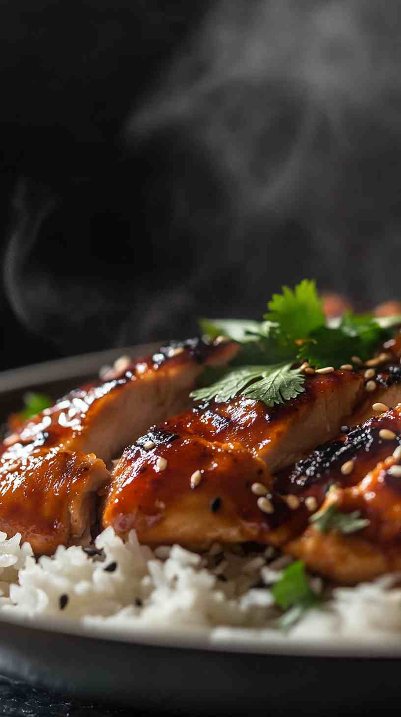 Teriyaki Chicken with Rice in Crock Pot Teriyaki Chicken with Rice in Crock Pot