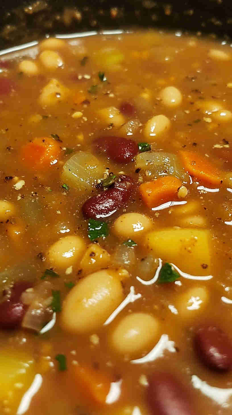 15 Bean Soup Made Easy in the Crock Pot