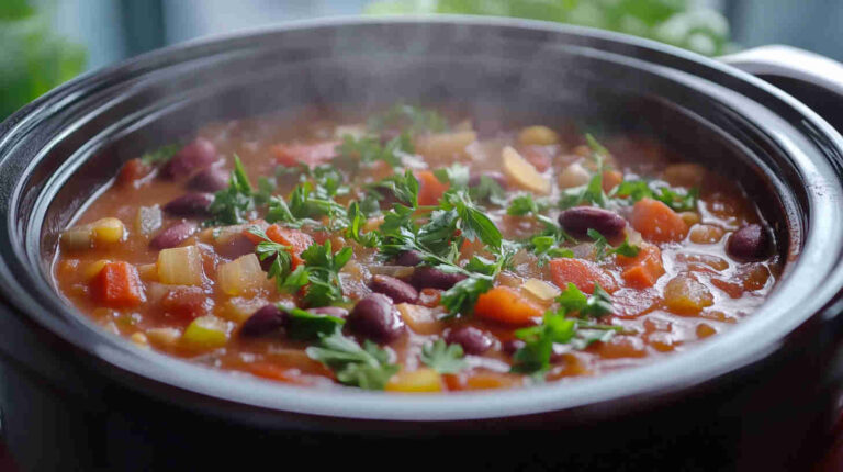 15 Bean Soup with Smoky Flavor in the Crock Pot