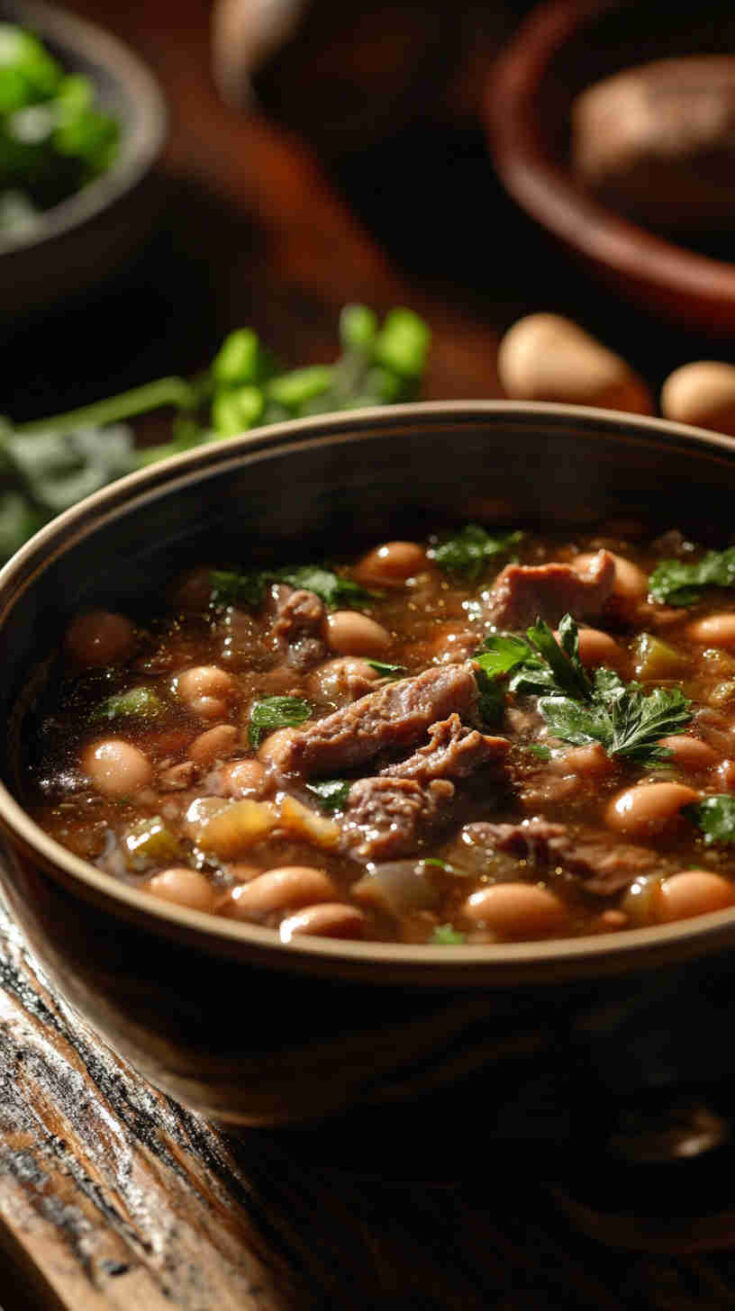 15 Bean Soup with Smoky Flavor in the Crock Pot