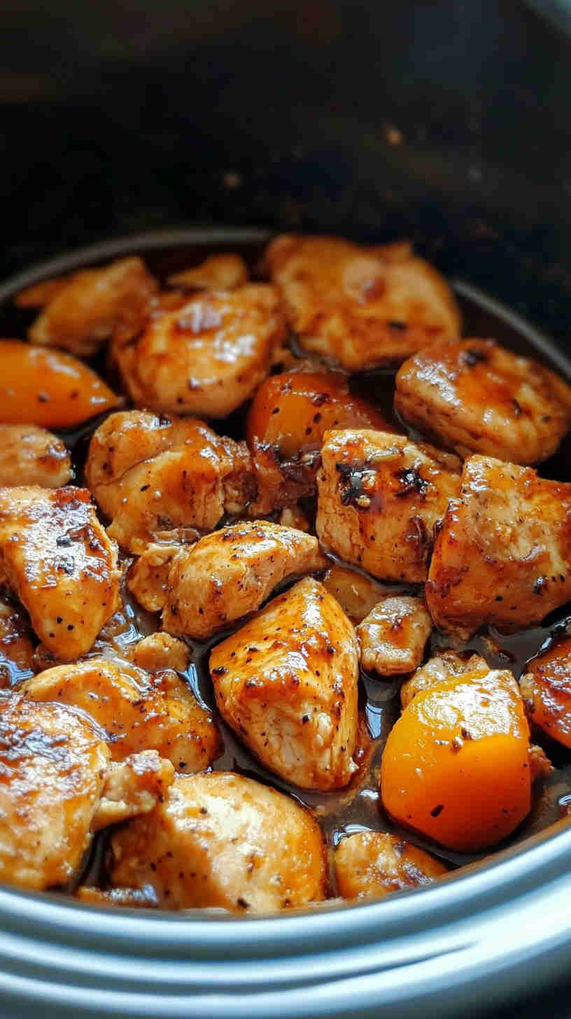Apricot Chicken Slow Cooker Recipe for Busy Days