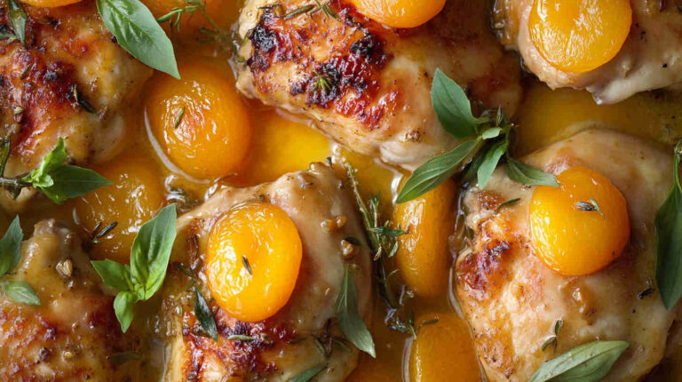 Apricot Chicken Slow Cooker Recipe for Busy Days