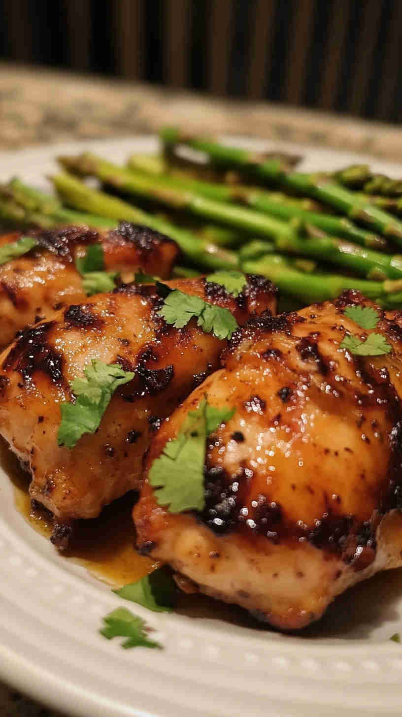 Apricot-Glazed Chicken in the Crockpot