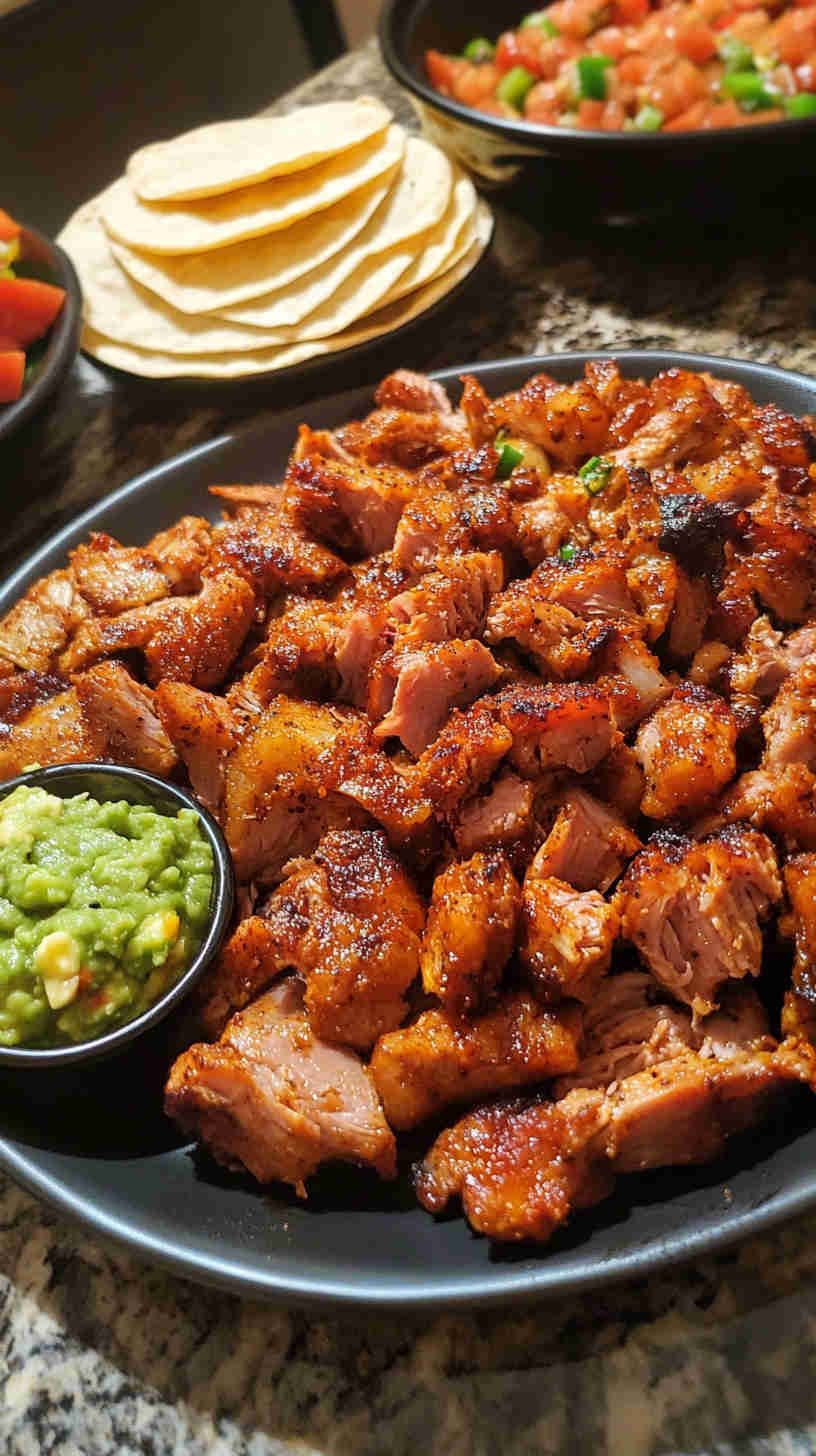 BBQ Pork Carnitas in the Crock Pot
