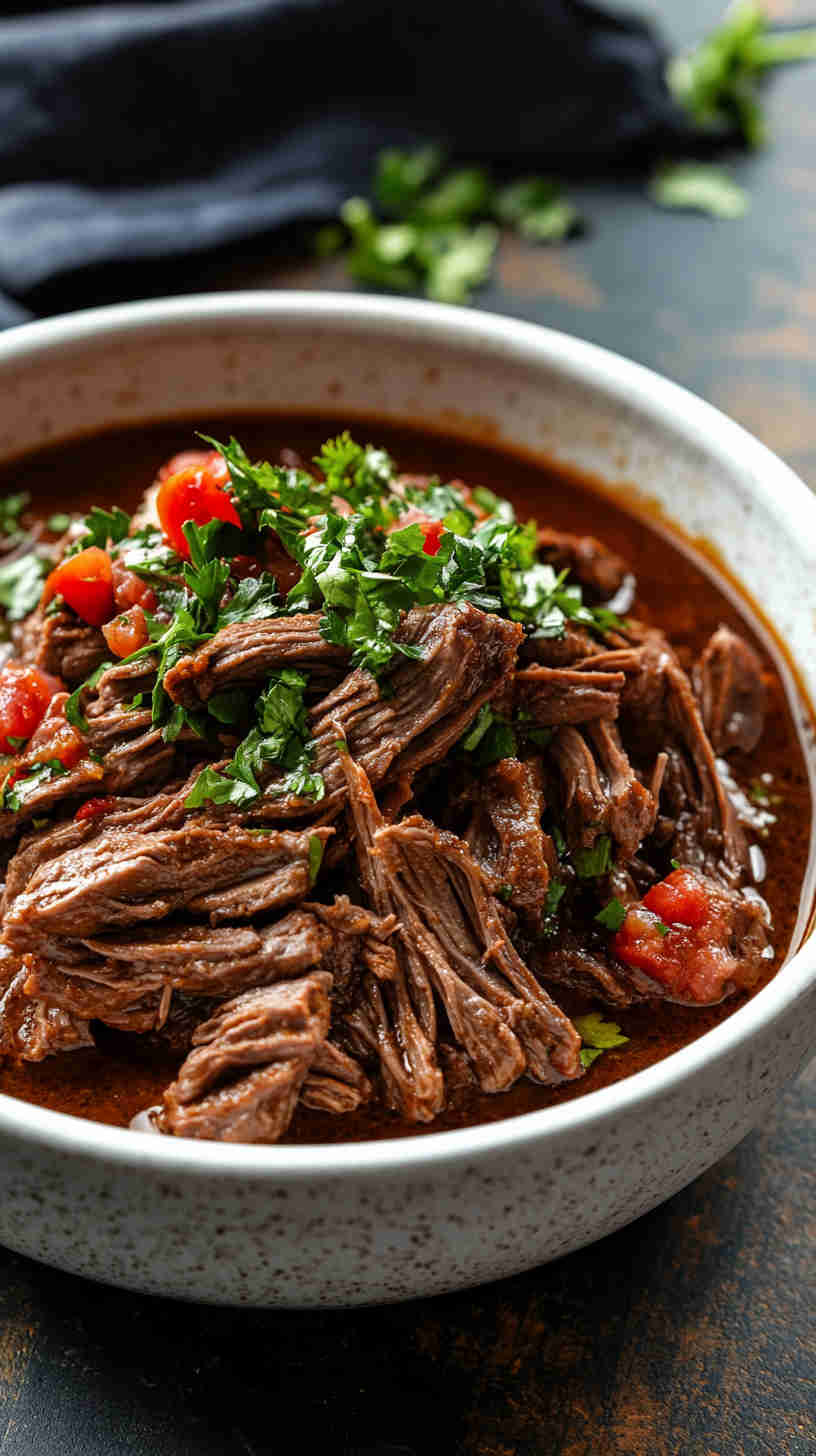 Beef Barbacoa with Smoky Chipotle and Herbs