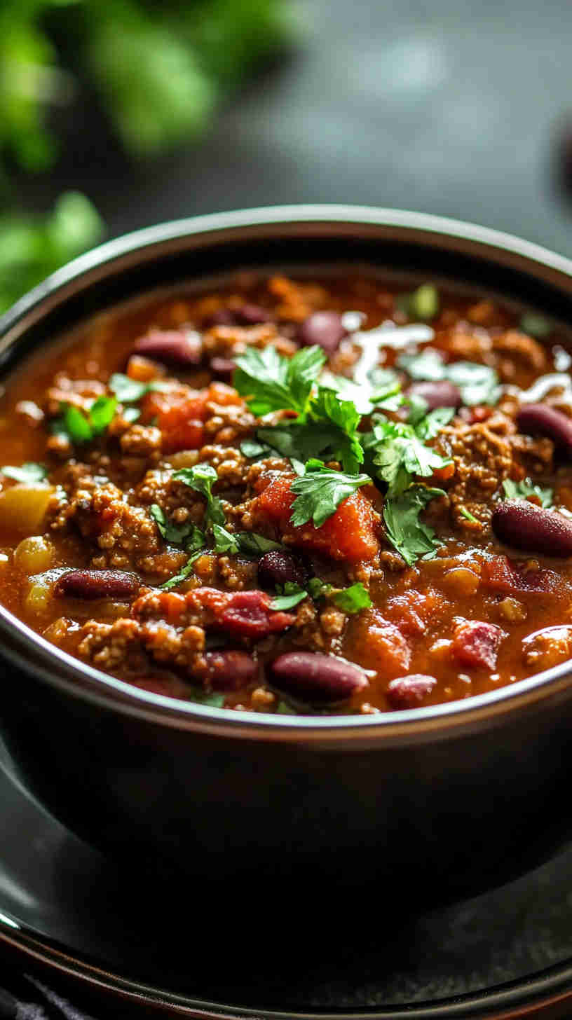 Bold and Flavorful Slow Cooker Chili