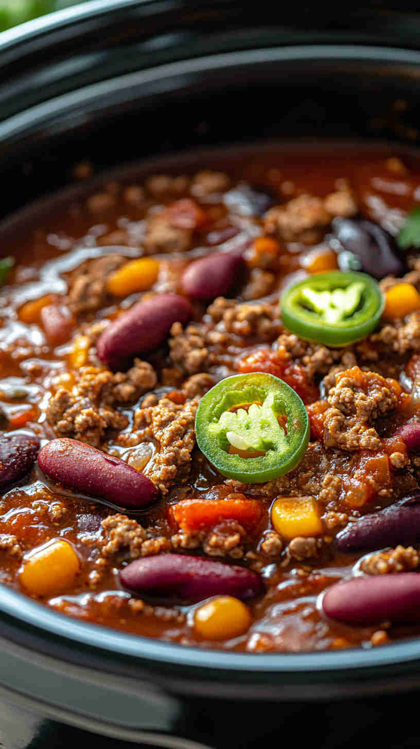 Bold and Flavorful Slow Cooker Chili