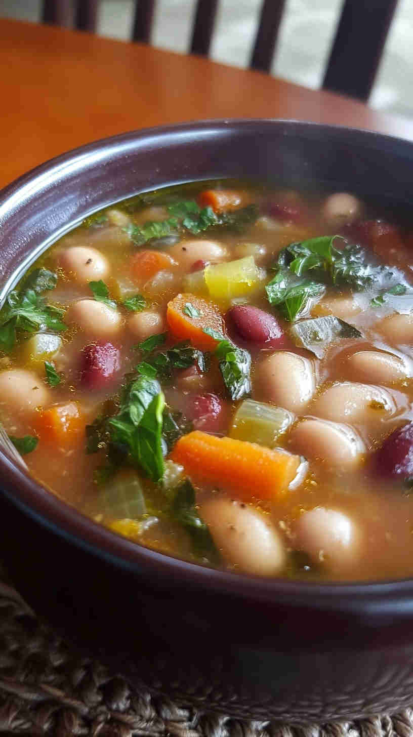Budget-Friendly 15 Bean Soup in the Slow Cooker