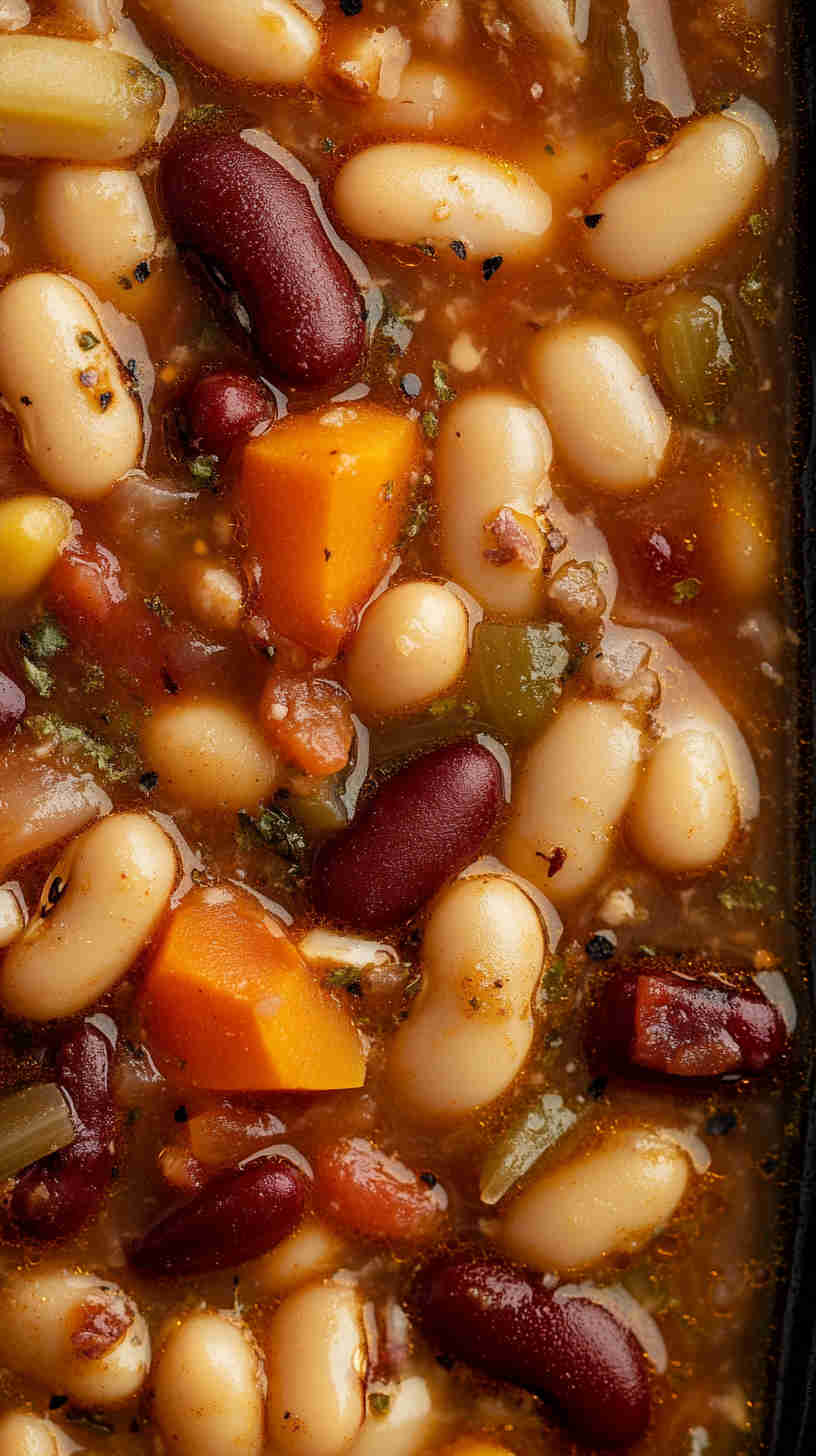 Budget-Friendly 15 Bean Soup in the Slow Cooker