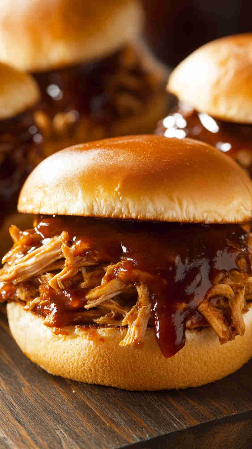 Classic BBQ Pulled Chicken Sliders