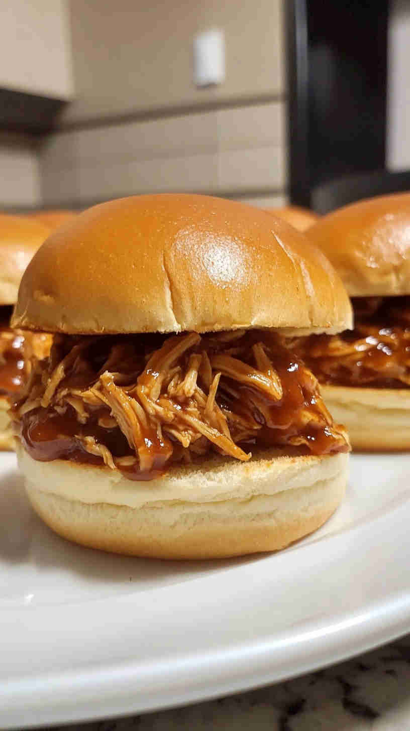 Classic BBQ Pulled Chicken Sliders