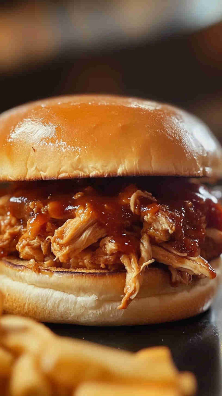 Classic BBQ Pulled Chicken Sliders