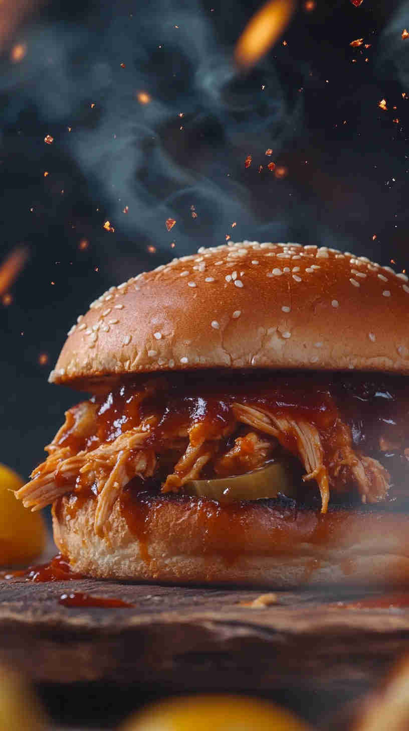Classic BBQ Pulled Chicken Sliders