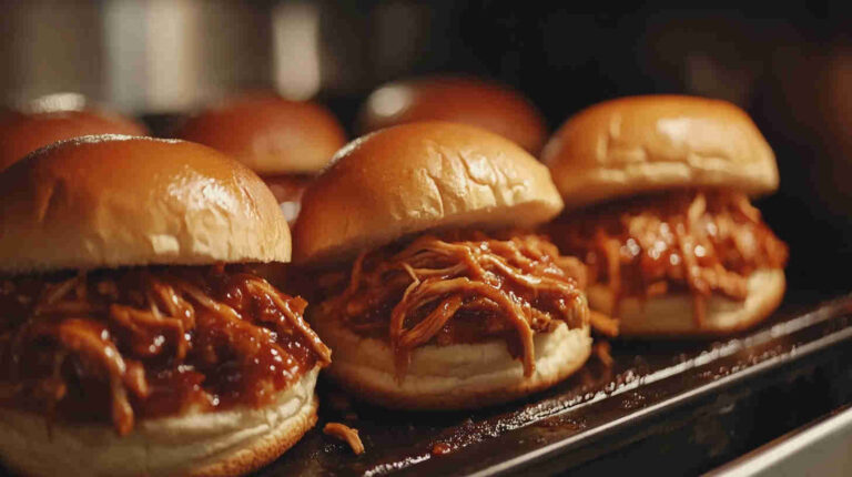 Classic BBQ Pulled Chicken Sliders
