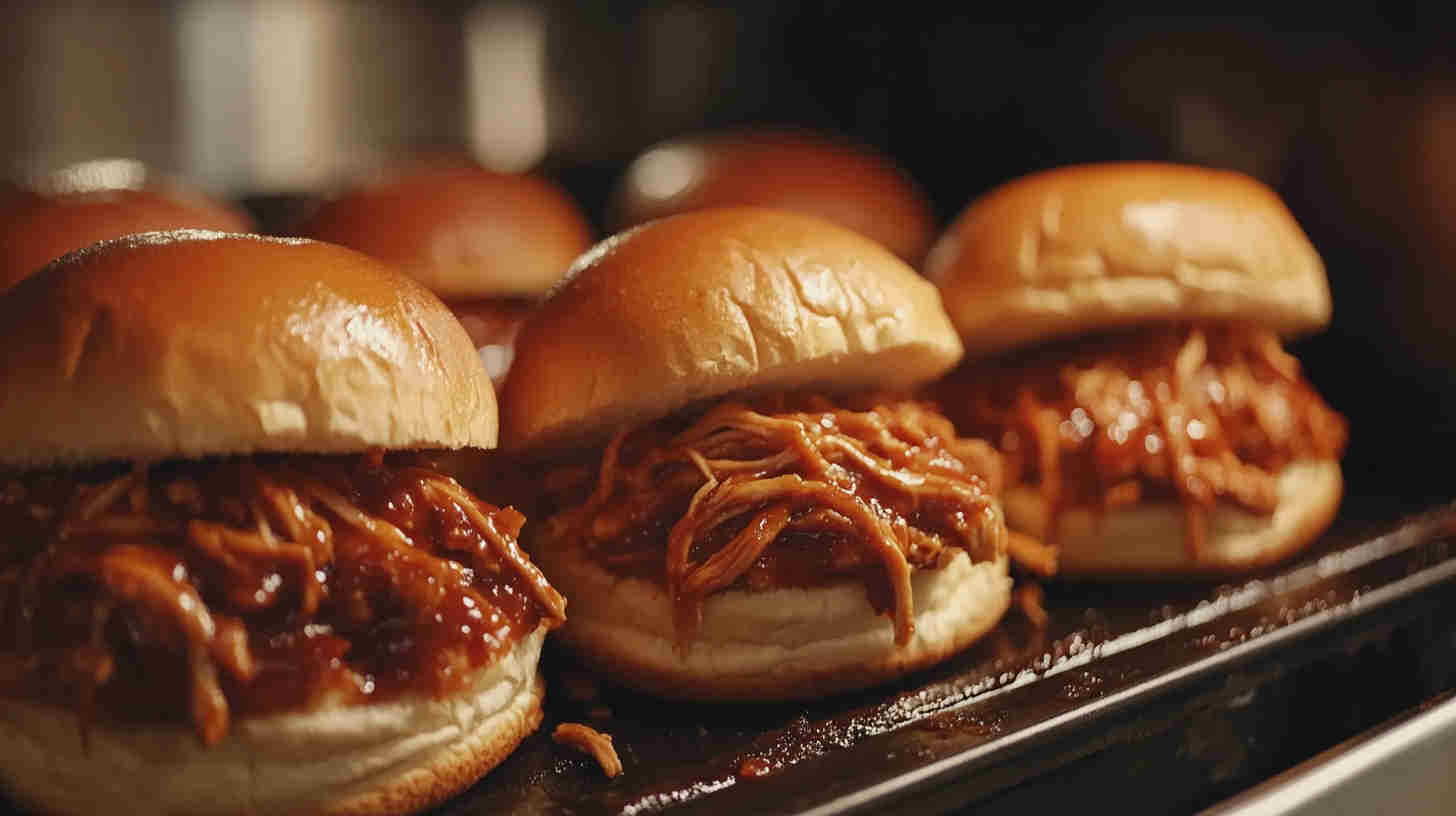 Classic BBQ Pulled Chicken Sliders