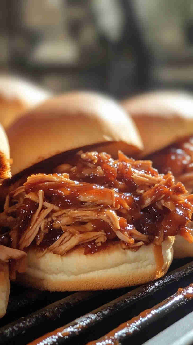 Classic BBQ Pulled Chicken Sliders