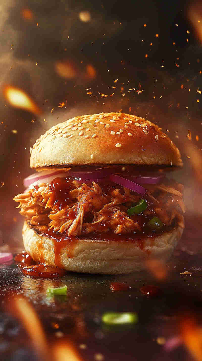 Classic BBQ Pulled Chicken Sliders