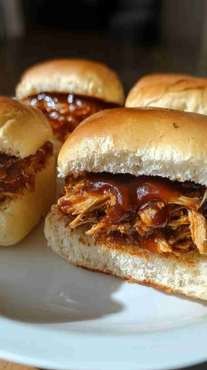 Classic BBQ Pulled Chicken Sliders
