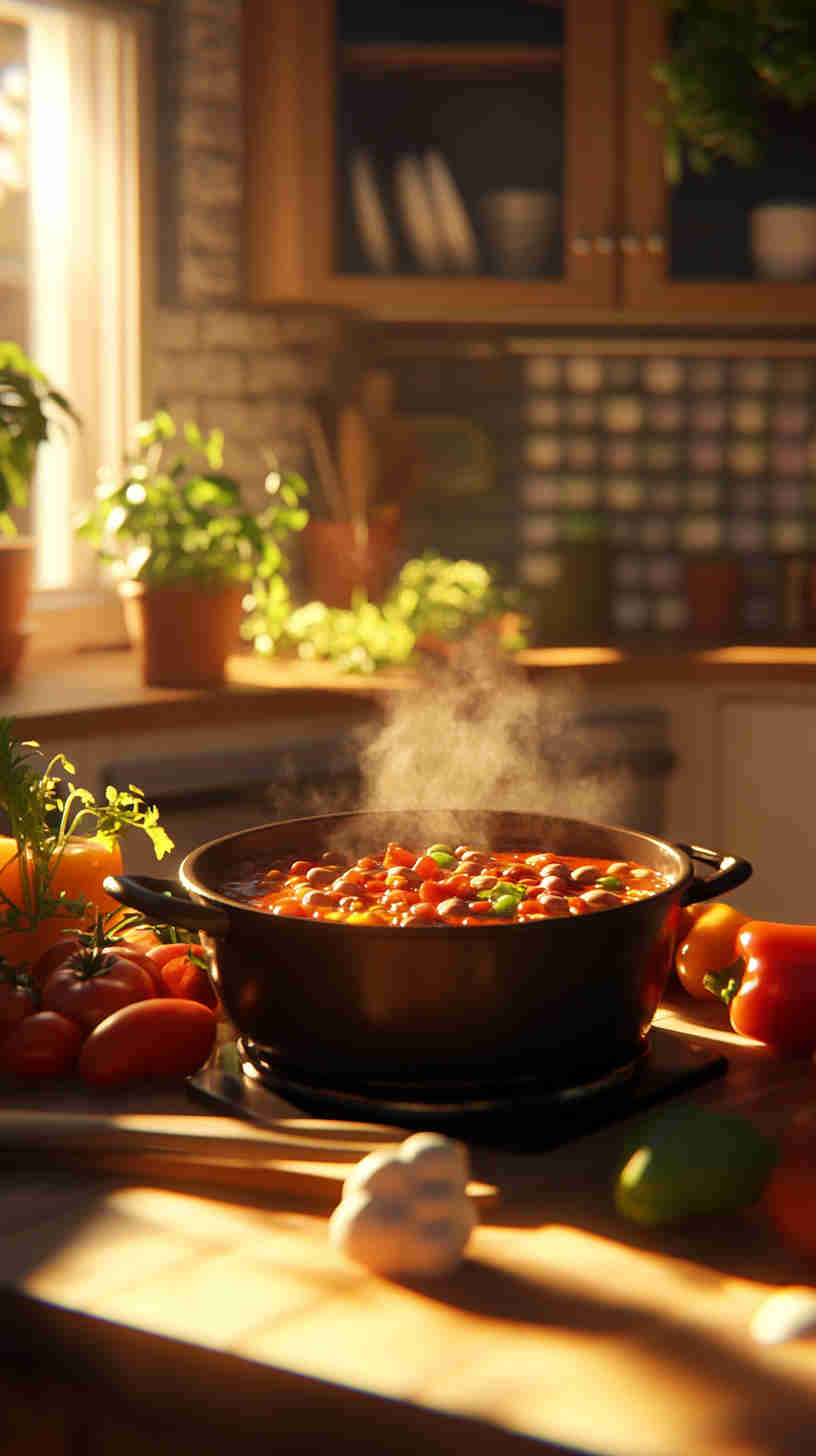 Classic Homestyle Slow Cooker Chili