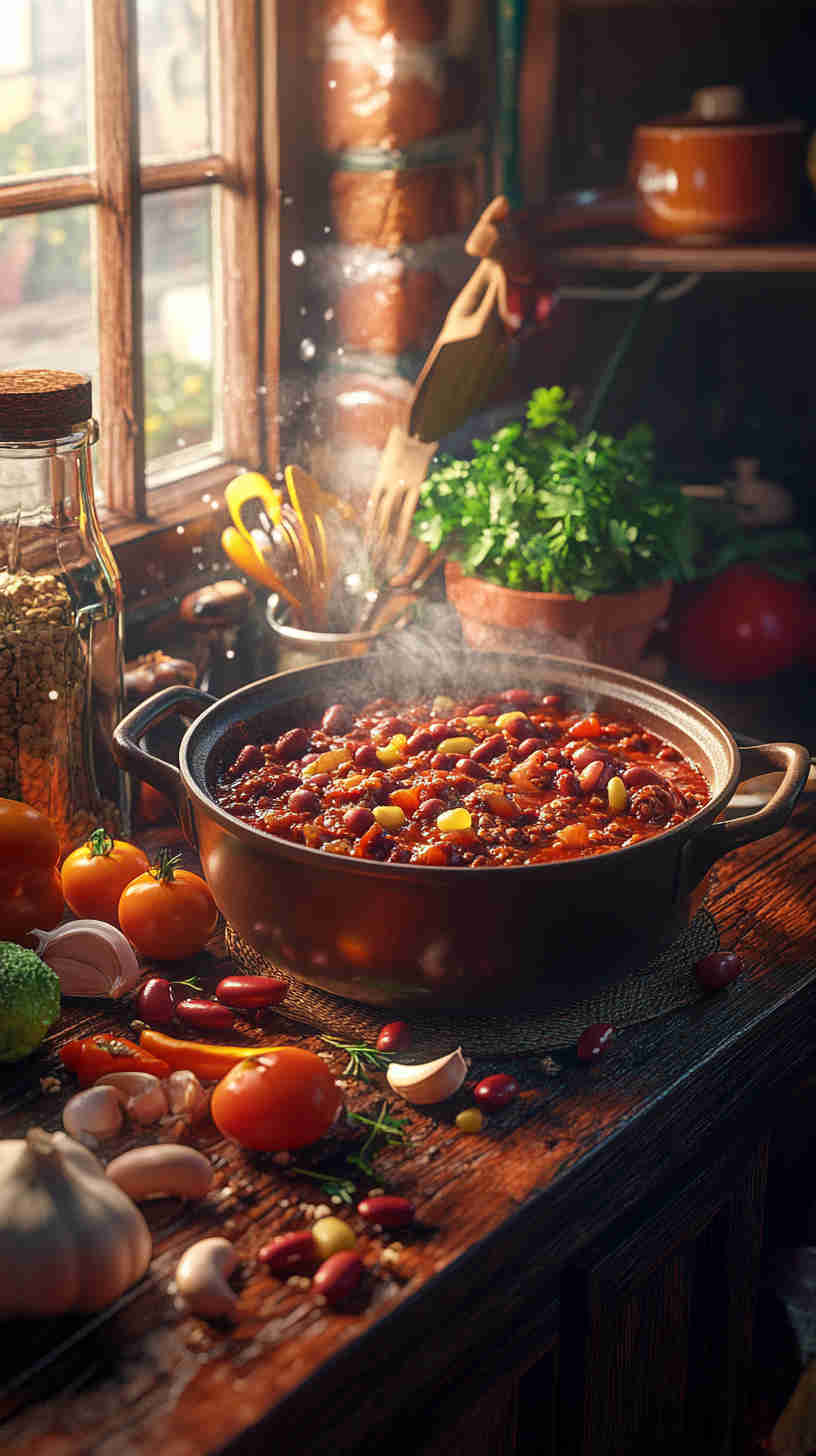 Classic Homestyle Slow Cooker Chili