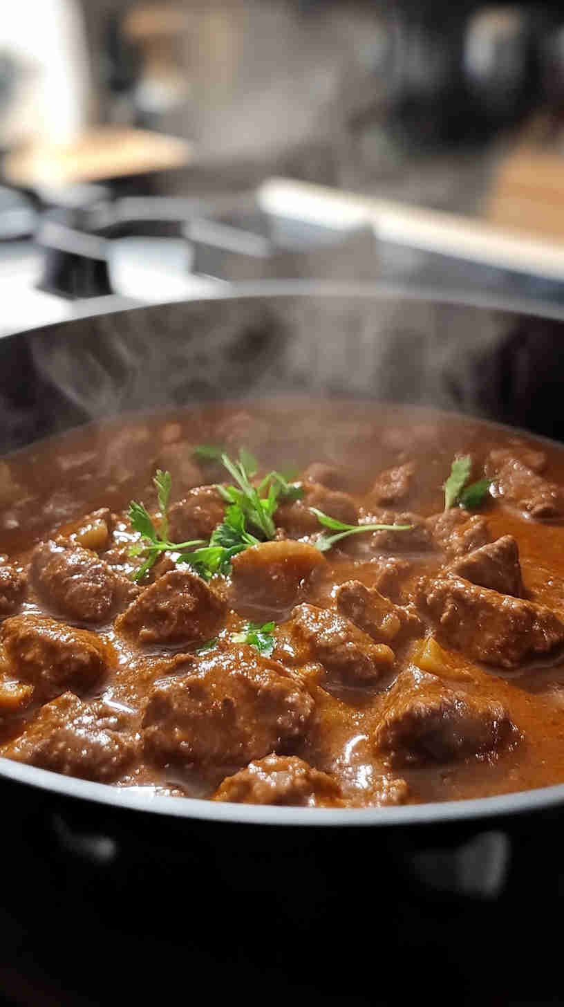 Classic Slow Cooker Beef Goulash