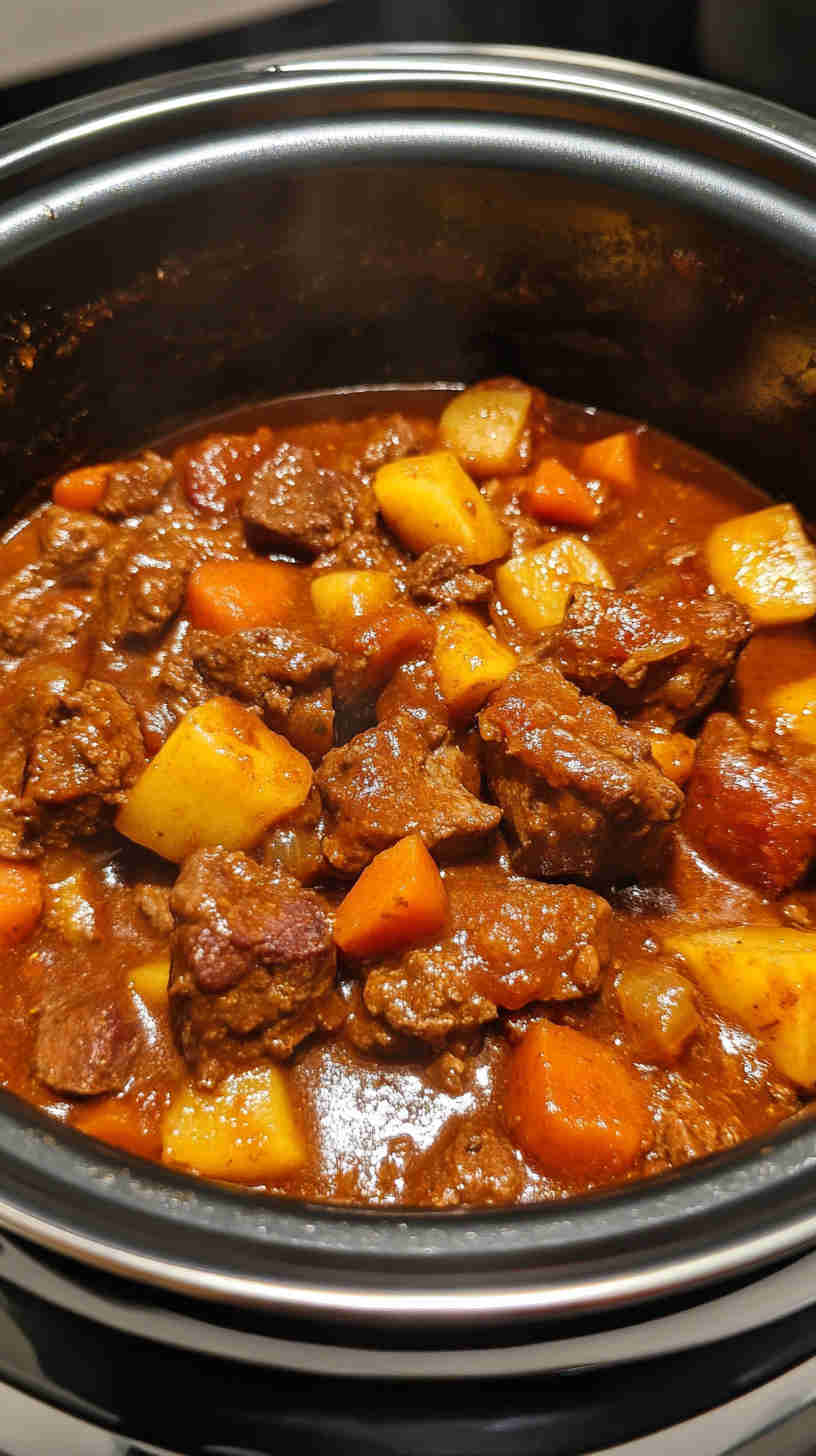 Classic Slow Cooker Beef Goulash