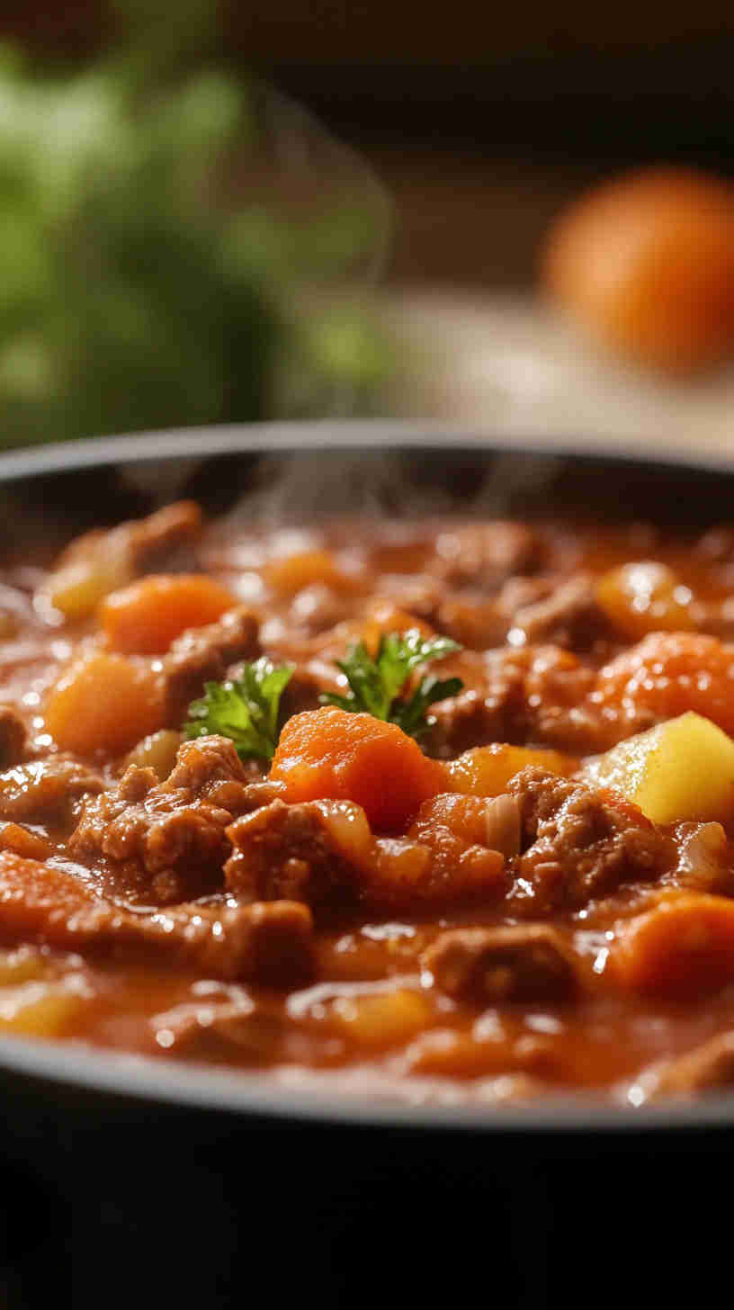 Classic Slow Cooker Beef Goulash